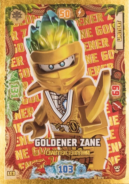 LEGO® NINJAGO® Trading Card Game 6 Next Level - GOLDENE ZANE LIMITED EDITION LE 8