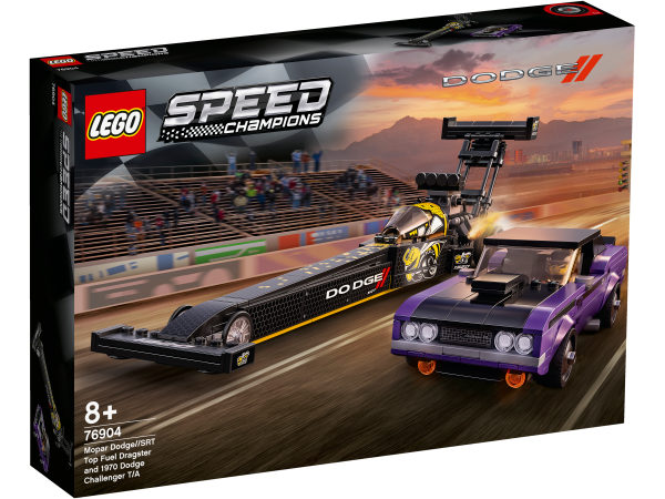 LEGO® Speed Champions 76904 - Mopar DodgeSRT Dragster & 1970 Dodge Challenger