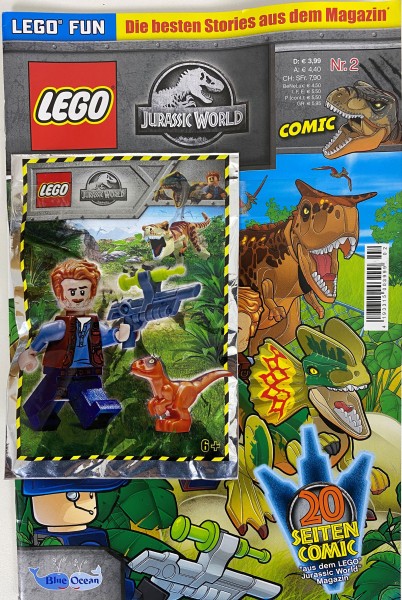 LEGO® Jurassic World™ Comic Magazin Nr.2 - Owen mit Raptor