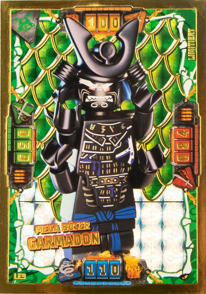 LEGO Ninjago Serie 4 Trading Card Game LE9 Mega Böser Garmadon 