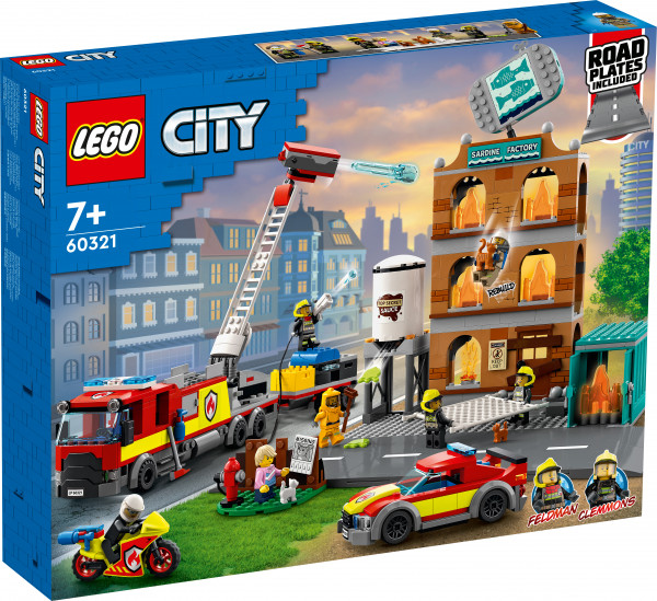 LEGO® City 60321 - Feuerwehreinsatz mit Löschtruppe