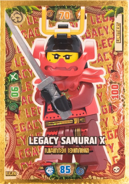 LEGO® NINJAGO® Trading Card Game 6 - LEGACY SAMURAI X LIMITED EDITION LE 20