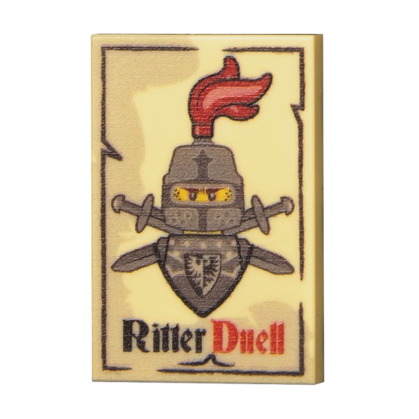 2X3 Fliese/Tile Ritter Duell - used look 1