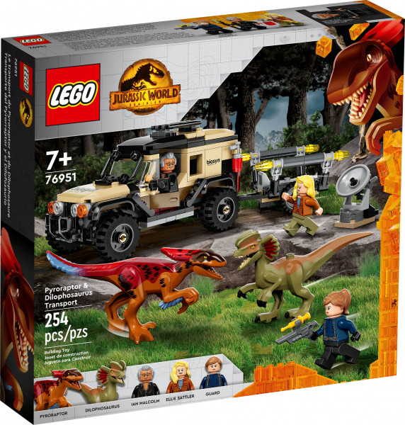 LEGO® Jurassic World™ 76951 - T. Rex & Atrociraptor: Dinosaurier-Ausbruch