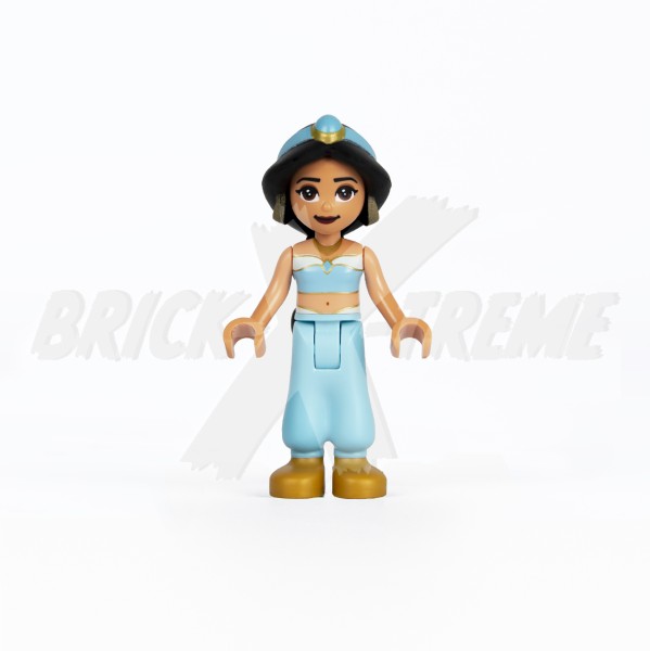 LEGO® Disney™ Minifigur - Jasmine - Pearl Gold Shoes, Plain Top