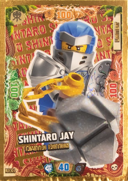 LEGO® NINJAGO® Trading Card Game 6 - SHINTARO JAY LIMITED EDITION LE 14