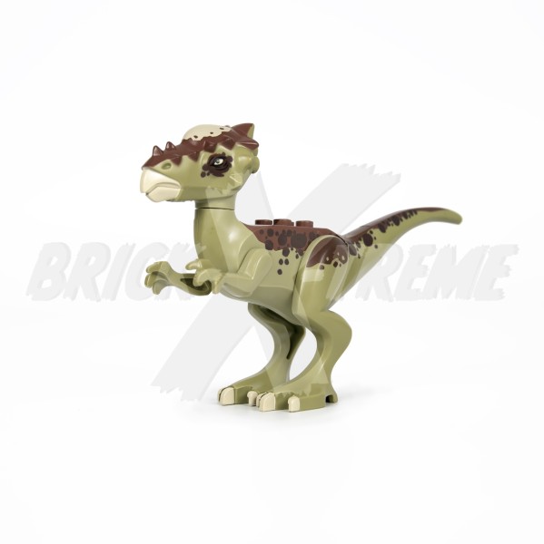 LEGO® Jurassic World™ Minifigur - Olive Green Dinosaur Stygimoloch with Reddish Brown Back and Dark