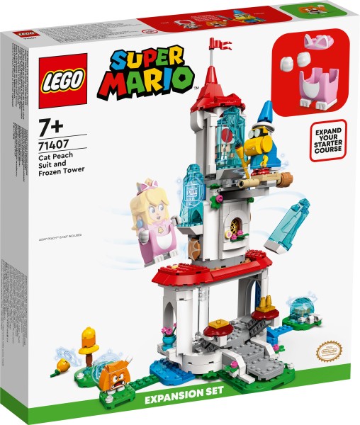 LEGO® Super Mario™ 71407 - Katzen-Peach-Anzug und Eisturm – Erweiterungsset