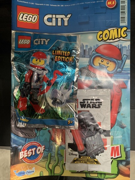 LEGO® City Comic Magazin Nr.3 - Taucher mit Hai