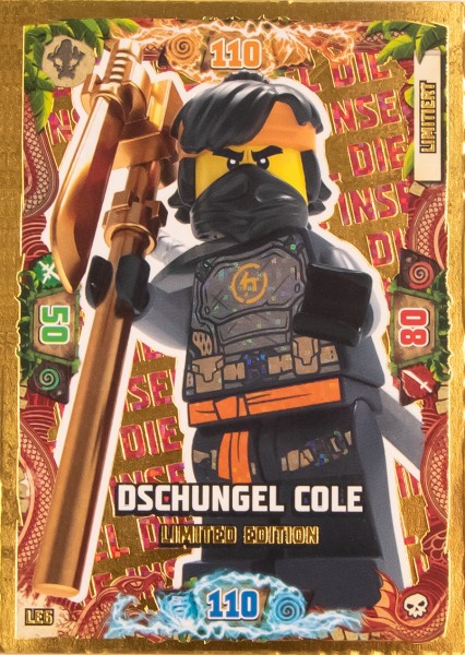 LEGO® NINJAGO® Trading Card Game 6 - DSCHUNGEL COLE LIMITED EDITION LE 6