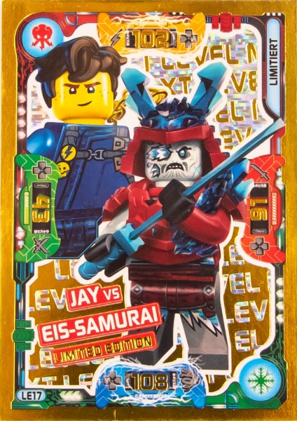 LEGO® NINJAGO® Trading Card Game 5 Next Level - JAY VS. EIS SAMURAI LE 17