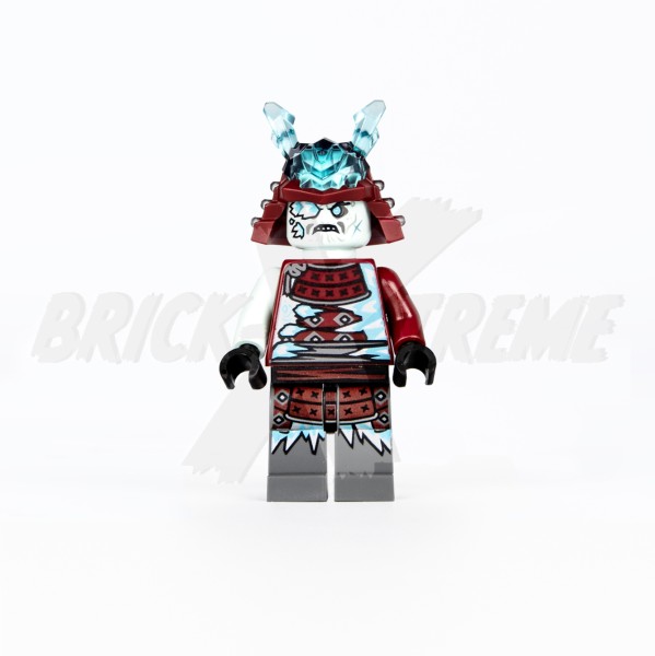 LEGO® NINJAGO® Minifigur - Blizzard Samurai - Ninja Helmet with Trans-Light Blue Horns
