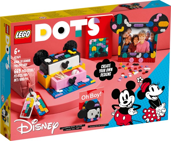 LEGO® DOTS 41964 - Micky und Minnie Kreativbox zum Schulanfang