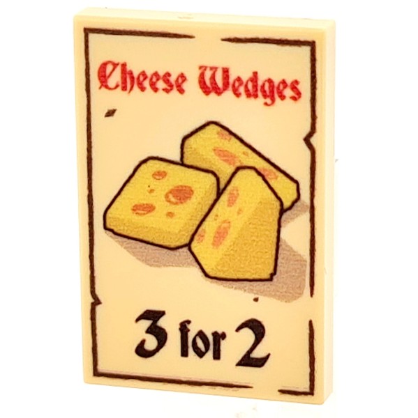 2X3 Fliese/Tile Cheese Wedges