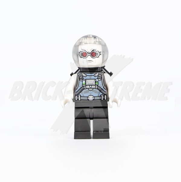 LEGO® Super Heroes™ Minifigur - Mr. Freeze, Pearl Dark Gray, Neck Bracket with 4 Angled Handles