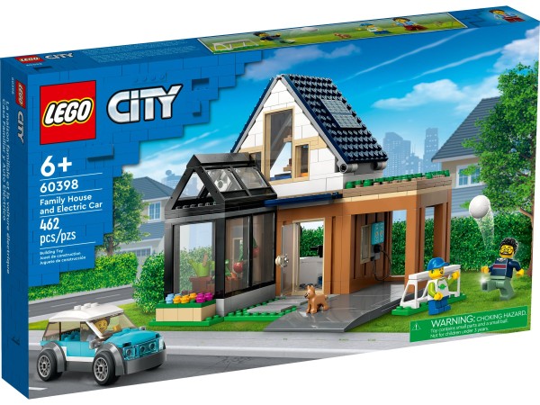 LEGO® City 60398 - Familienhaus mit Elektroauto