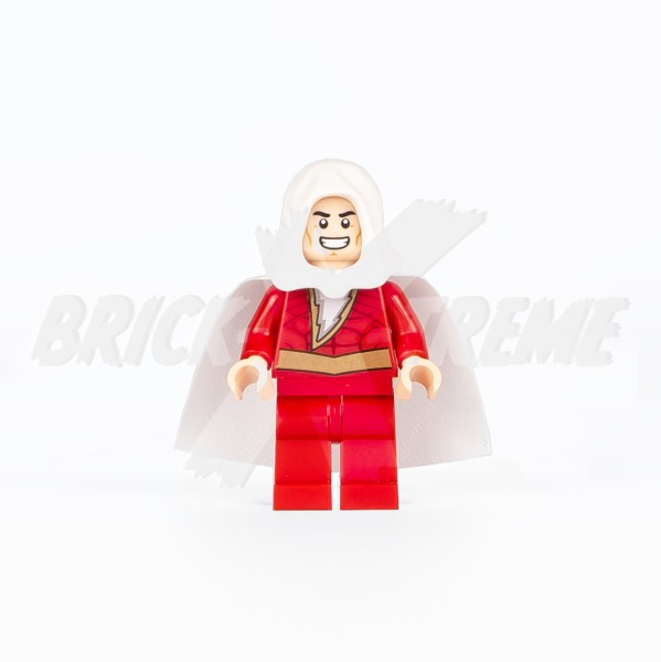 LEGO® Super Heroes™ Minifigures - Shazam - White Hood, Shiny Starched Cape