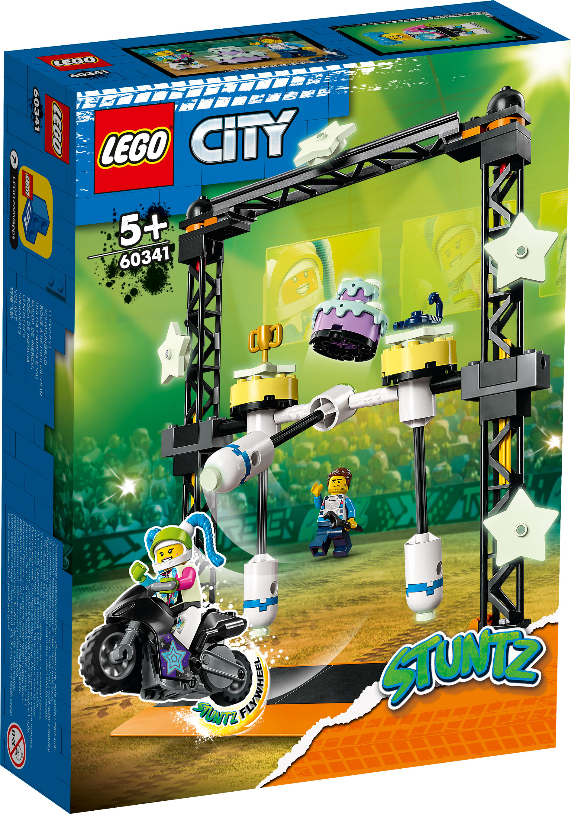 LEGO® City 60341 Umstoß-Stuntchallenge 