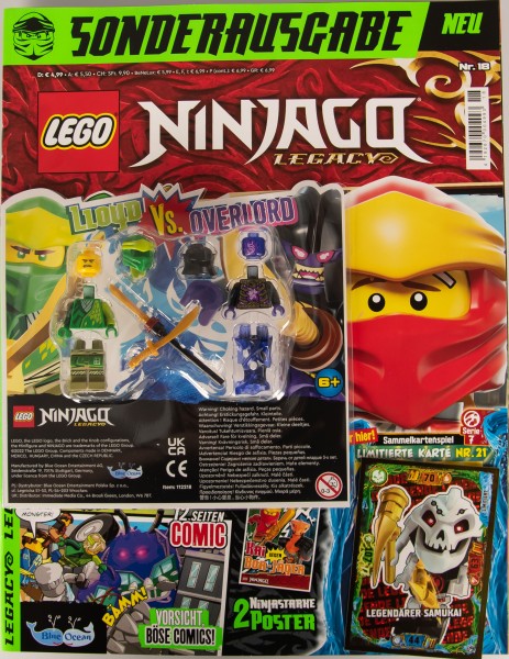 LEGO® NINJAGO® Legacy Magazin Nr.18 - Lloyd vs. Overlord