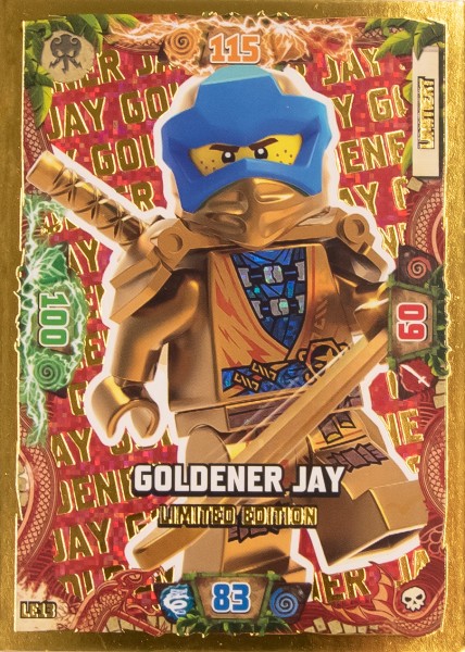 LEGO® NINJAGO® Trading Card Game 6 - GOLDENER JAY LIMITED EDITION LE 13