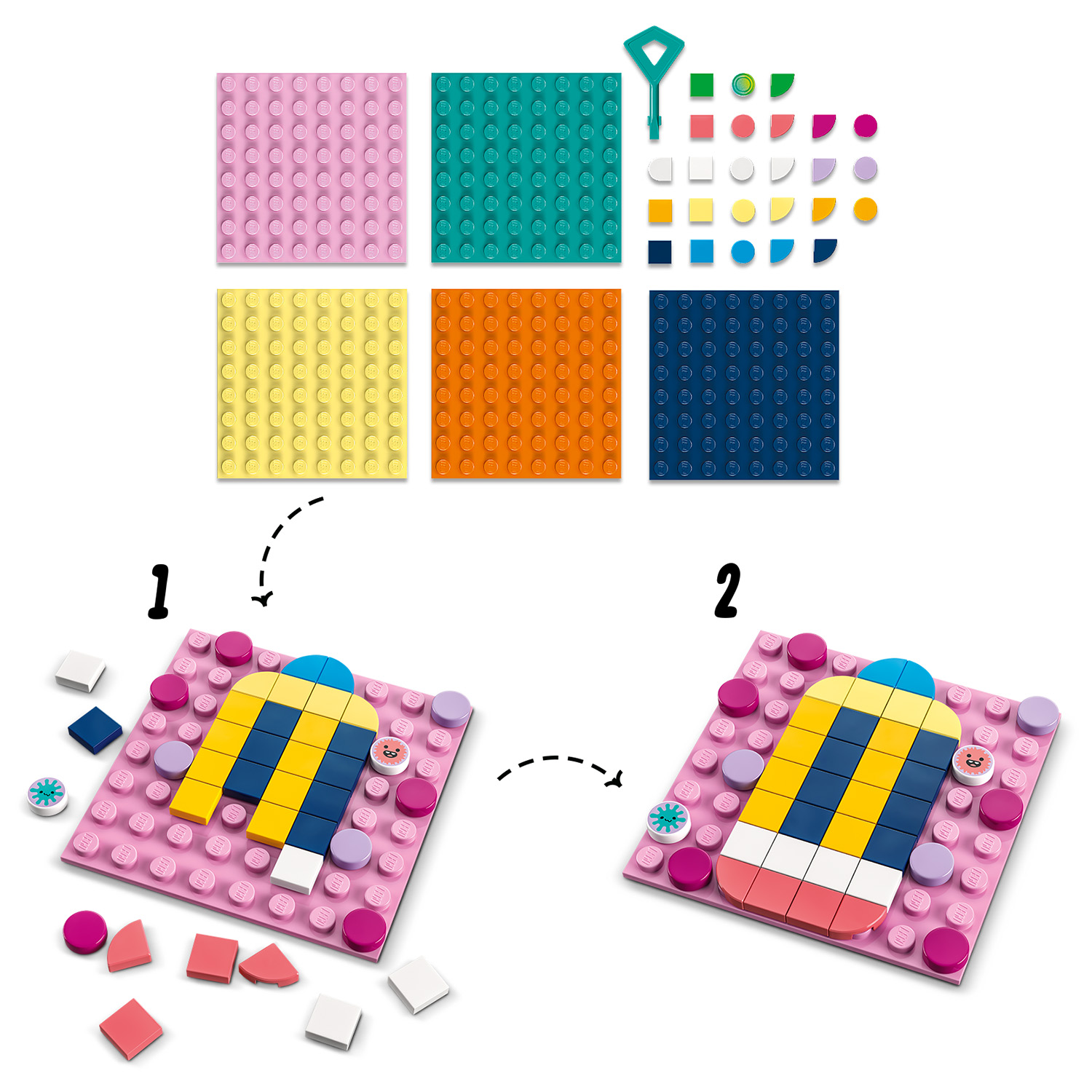 Set Kreativ-Aufkleber LEGO® - DOTS 41957