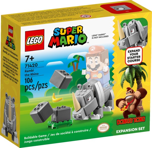LEGO® Super Mario™ 71420 - Rambi das Rhino – Erweiterungsset